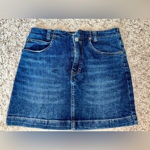 Women’s Free People Blue Jean Mini Skirt Size 28